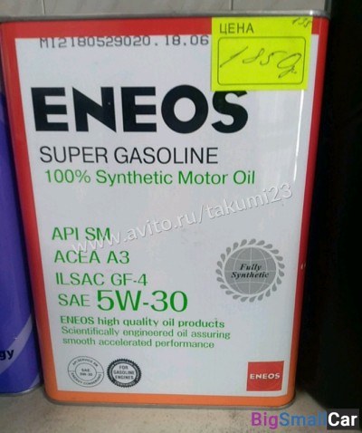 Масло в двс Eneos 5w30
